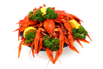 An image of Hot boiled crayfish