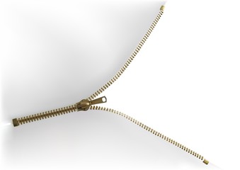 Gold Zip - background illustration © Roman Dekan