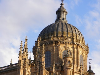 Detalle de la torre de la catedral de Salamanca