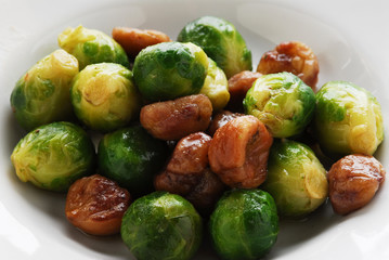 Cavolini e castagne - Contorno - Cucina vegetariana