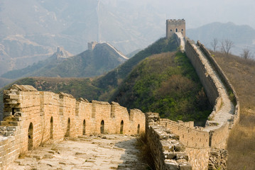 Famous great wall at Simatai near Beijing, China