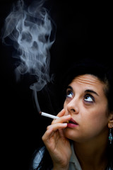 Obraz premium The Smoke kills