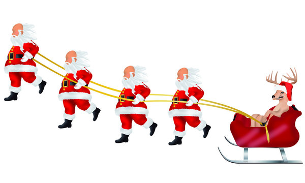 slitta di natale