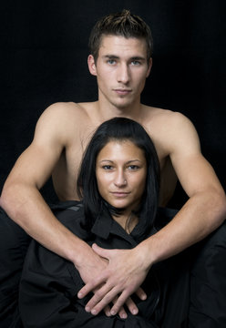 Doppelportrait eines jungen Paares
