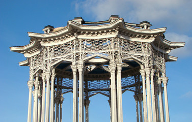 Easy carved architectural design of one of pavilions