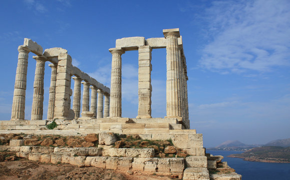 Temple of Poseidon in Greece