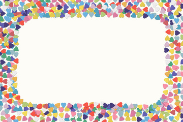 Heart Confetti Frame