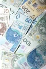 Fototapeta na wymiar Polish money are isolated on white background