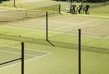 Terrains de tennis