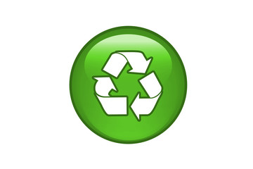 Obraz premium Aqua Button Recyling