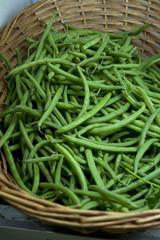 cesto di fagiolini
