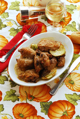 Faraona arrosto alla panna - Secondi di carne del Veneto