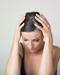 Fototapeta premium Depressed woman