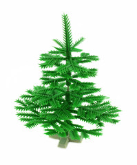 Christmas tree isolated on a white background