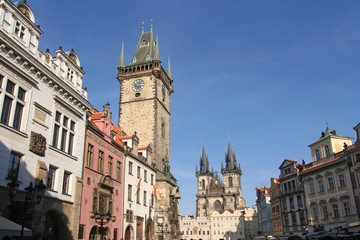 Fototapeta na wymiar Old Town Square in Prague, Chech Republic