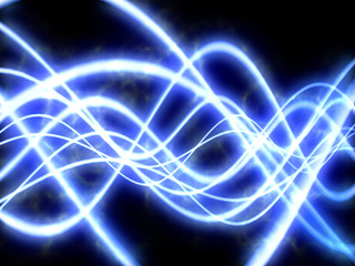 Abstract 3d illustration of waves