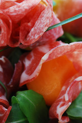 Melone e salumi misti - Antipasti del Veneto