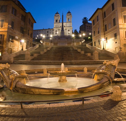 Trinità dei Monti, Piazza di Spagna. Roma