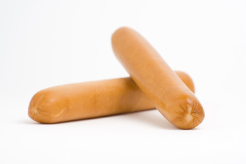 fast food, delicious hot dog isolated over white background