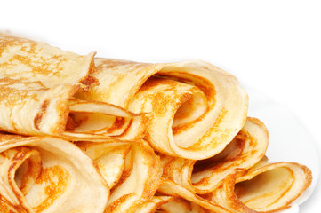 rolled pancakes