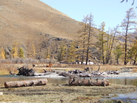 watercourse in Mongolia