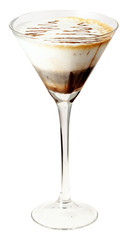 Coffee cocktail in glass #11