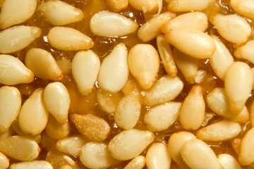 sesame seed in a honey