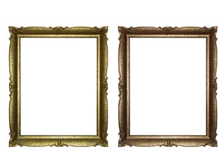 Massive golden old frames