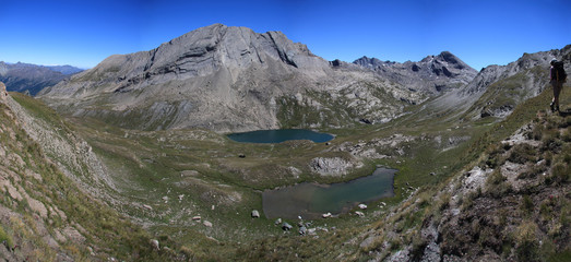 Fototapeta na wymiar Szczyt panorama Queyras