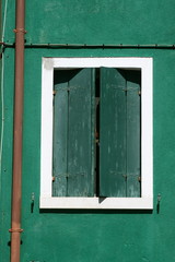 Fa&ccedil;ades color&eacute;es de Burano &agrave; Venise