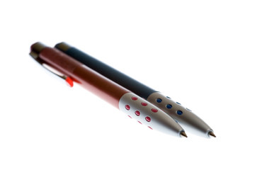 Pen on a white background