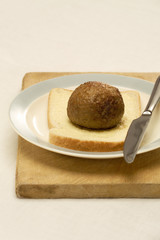 meatball on bread