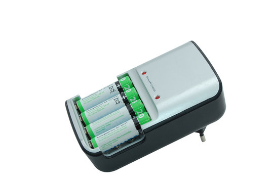 battery charger isolated on a white