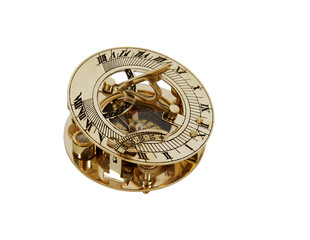 Sundial telling the number of hours to go or the years left