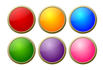 round buttons