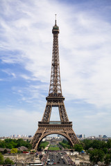 The Eiffel Tower. Spring time