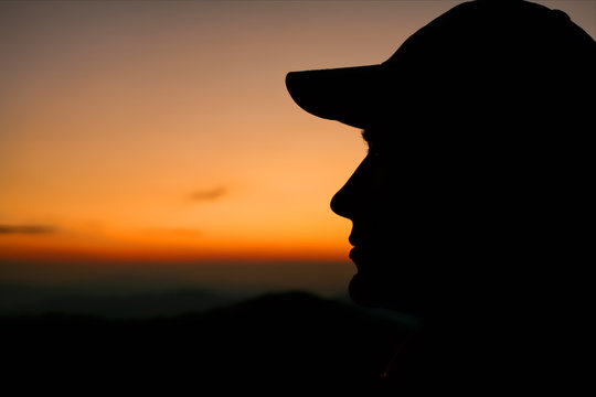 An image of a silhouette of a man