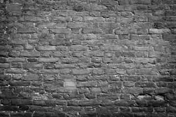 Fototapeta premium .Old wall, black & white