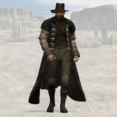 Wild West Series with Cowboys, Indians, Good and Bad Guys.Image