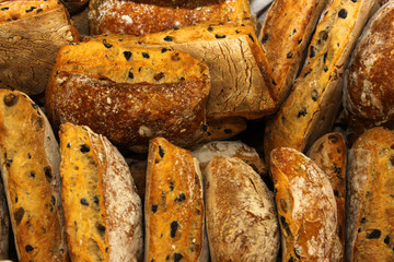 bread artisanal in a French bakery