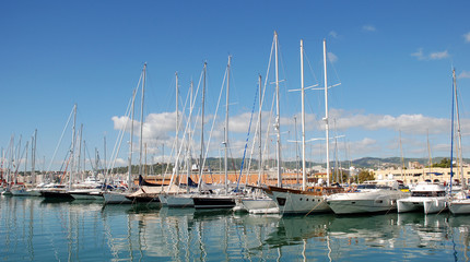 Fototapeta premium Mallorca - Palma Harbor