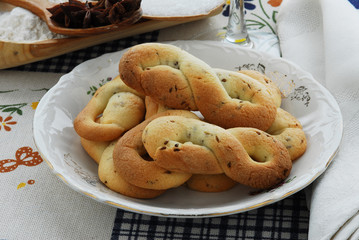 Biscotti lessi all anice - Dolci - Ricetta cucina Toscana
