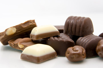 Chopped chocolate