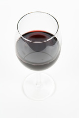 Red Wine and a Wineglass