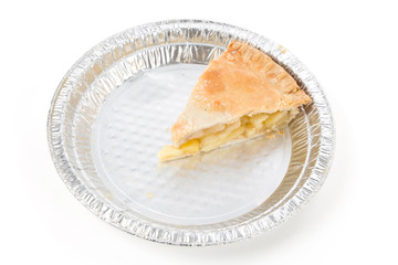 Apple Pie with white background