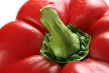 Close-up picture of shiny pepper