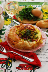 Tortino ai porri - Contorno - Cucina del Trentino Alto Adige