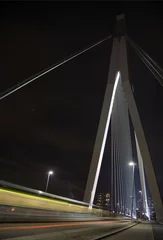 Fototapete Erasmusbrücke Suspension bridge