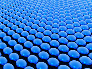 Fototapeta premium Sphère bleu