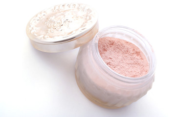 Open make up powder